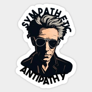 Sympathetic Antipathy - Soren Kierkegaard Sticker